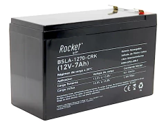 Bateria 12v 7ah Gel Sellada Rocket Ups Alarma Luz Emerg Parlante Portatiles