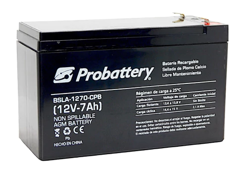 Bateria 12v 7ah Probattery Tipo Agm Libre Mantenimiento