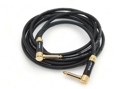 Cable Guitarra Electrica Bajo Plug 90 Grados Gold Hamc - comprar online