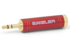 Adaptador Plug Hembra A Miniplug Stereo Macho Metalico Gold Premium S.Wieler Germany - HAMC