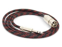 Cable Canon Xlr Macho A TRS Textil Low Noise Premium Hamc - comprar online