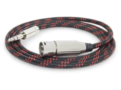 Cable Canon Xlr Macho A TRS Textil Low Noise Premium Hamc en internet