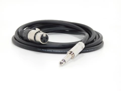 Cable Profesional Pro Audio Plug Mono Recto A Canon Xlr Hembra Tipo Neutrik