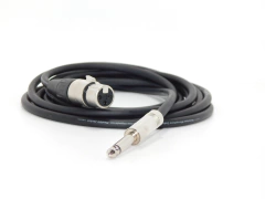 Cable Profesional Pro Audio Plug Mono Recto A Canon Xlr Hembra Neutrik Rean - comprar online