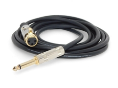 Cable Profesional Pro Audio Plug Mono Recto A Canon Xlr Hembra Gold Hamc - comprar online