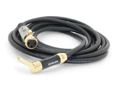 Cable Profesional Pro Audio Plug Mono 90 Grados A Canon Xlr Hembra Gold Hamc