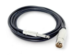Cable Profesional Pro Audio Plug Mono Recto A Canon Xlr Macho Audio Pipe Usa MC-3 - comprar online