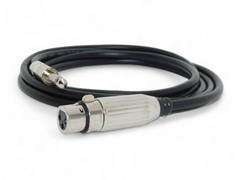 Cable Profesional Pro Audio Plug Mono Recto A Canon Xlr Hembra Audio Pipe Usa MC-3 - comprar online