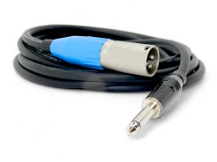 Cable Profesional Pro Audio Plug Mono Recto A Canon Xlr Macho Amphenol Azul en internet