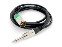 Cable Profesional Pro Audio Plug Mono Recto A Canon Xlr Macho Skp Pro Verde - comprar online