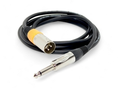 Cable Profesional Pro Audio Plug Mono Recto A Canon Xlr Macho Skp Pro Naranja