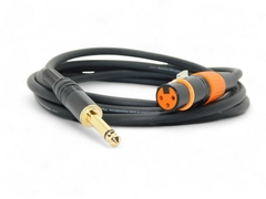 Cable Profesional Pro Audio Plug Mono Recto A Canon Xlr Macho Gold Hamc