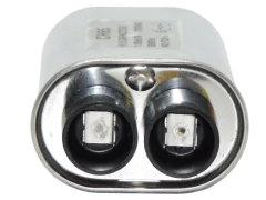 CAPACITOR PARA MICROONDAS 1,05 uF 2100V CONEXION DOBLE en internet