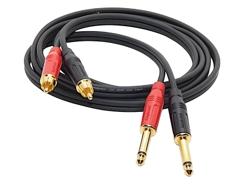 Cable Ts a Rca Macho Gold Low Noise Amphenol