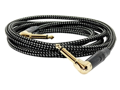 Cable Plug Plug 90 Grados Gold Premium Instrumentos Professional Hamc