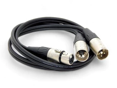 CABLE ADAPTADOR CANON XLR HEMBRA A DOS CANON XLR MACHO BALANCEADO NEUTRIK REAN en internet