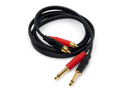 Cable Ts a Rca Macho Low Noise Amphenol Gold - comprar online
