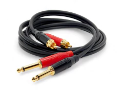 Cable Ts a Rca Macho Low Noise Amphenol Gold - HAMC