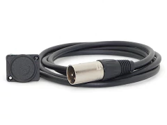 CABLE CANON XLR HEMBRA CHASIS CON COBERTOR A CANON XLR MACHO TIPO NEUTRIK en internet