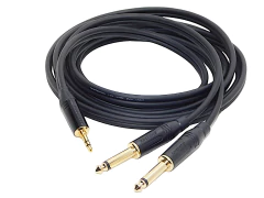 Cable Trs 1/8" a Dos Ts Gold Low Noise Profesional Hamc - comprar online