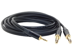 Cable Trs 1/8" a Dos Ts Gold Low Noise Profesional Hamc en internet