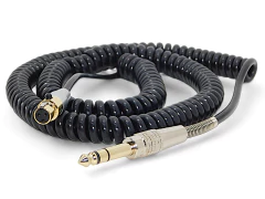 Cable Miniplug Rosca Exterior A Minicanon Hembra Espiral Gold + Adaptador Hamc - HAMC