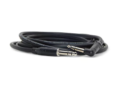 Cable Trs 1/4" 90 Grados a Trs 1/4" Recto Amphenol CA-BLK-100