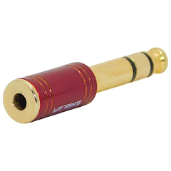 Adaptador Miniplug Hembra A Plug Stereo Macho Metalico Gold Premium S.Wieler Germany en internet
