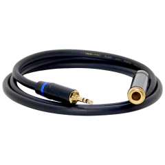 Cable Audio Miniplug/Plug Hembra Estereo Hamc Black/Gold en internet