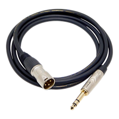 Juego Cable Trs a Canon Xlr Macho Gold S.Wieler Germany - comprar online