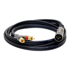 Cable Canon Xlr A 2 Rca Macho No Balanceado Premium Bajo Ruido en internet