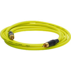 Juego Cable Rca Rca Gold Amarillo Fluor Hamc Modelo HRRAF - HAMC