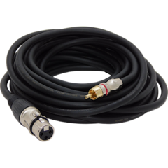 Juego Cable Canon XLR Hembra a Rca Macho Gold Premium en internet