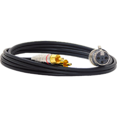 Cable Canon Xlr Hembra A 2 Rca Macho 20 Cm Profesional en internet