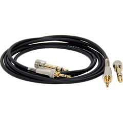 Cable Minuplug a Miniplug Rosca Exterior + Adaptador Gold Hamc - HAMC