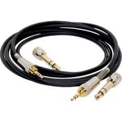 Cable Minuplug a Miniplug Rosca Exterior + Adaptador Gold Hamc - comprar online