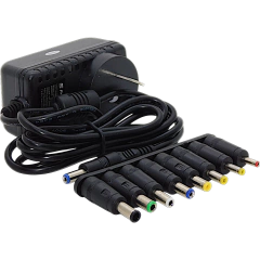 Fuente Cargador 9 Volts 2,5 Amperes Con Kit de 8 Plug / Polaridad