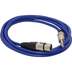CABLE TRS A CANON XLR HEMBRA 6MM BLINDADO - HAMC