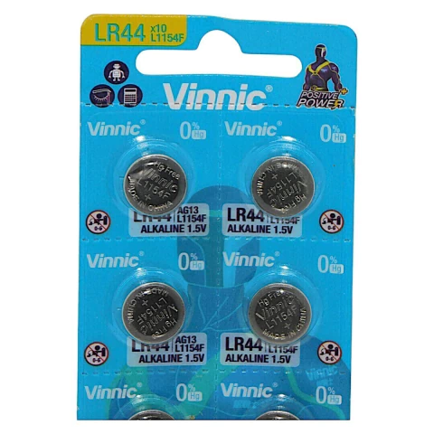 Pilas Lr44 Vinnic Alcalina Lr44 A76 Ag13 L1154 x 1 unidad - - comprar online