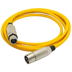 Cable Canon Xlr Hembra a Canon Xlr Macho Low Noise Ofc Amarillo en internet