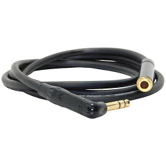 Cable Adaptador Audio Plug 6,5 90 Grados a 6,5 Hembra Estereo Gold - comprar online
