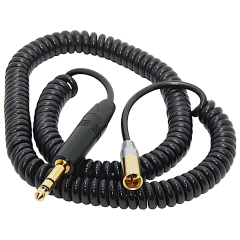 Cable Plug Estereo a Mini Canon Xlr Macho Gold Espiral Reforzado - tienda online