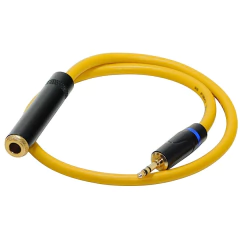 Cable Adaptador Miniplug Macho A Plug Hembra Estereo Gold Hamc Modelo HA258 - comprar online