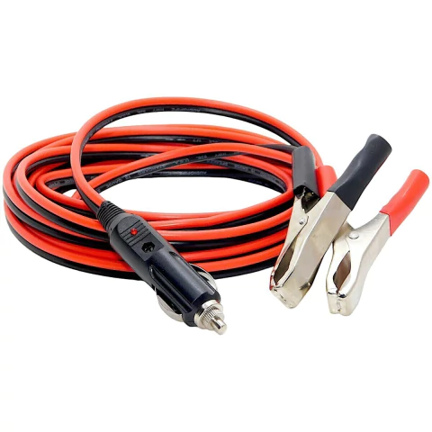 Alargue Ficha Encendedor Macho A Pinzas Para Bateria 10 GA