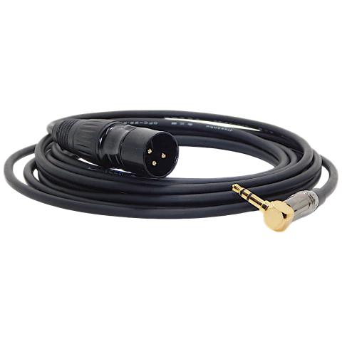 CABLE MINIPLUG ESTEREO 90º A CANON XLR MACHO LIBRE OXIGENO BLINDADO (NO BALANCEADO)