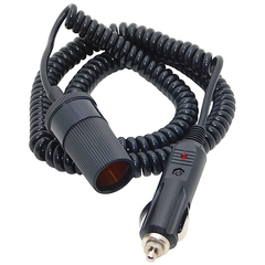 Alargue Espiralado Ficha Encendedor Macho A Ficha Hembra 12 VOLTS - comprar online