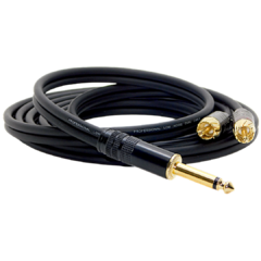 Cable Adaptador Ts a Dos Rca Gold Low Noise Modelo HTRLW - comprar online