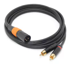 Cable Profesional Canon Xlr Macho Balanceado A Rca Macho Gold Premium Low Noise en internet
