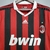 Camisa retrô do AC Milan - Versão 09/10 da camisa do Milan - Camisa oficial do Milan 09/10 - Uniforme histórico do Milan - Camiseta clássica do AC Milan - Modelo vintage do Milan - Camisa home do Milan 09/10 - Torcedores do Milan vão adorar - Produto lice