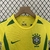 Kit Infantil, Brasil Home, Retrô, Amarelo, uniforme, seleção brasileira, 2002, crianças, futebol, camiseta, shorts, confortável, estilo retrô, moda infantil, torcedor mirim.